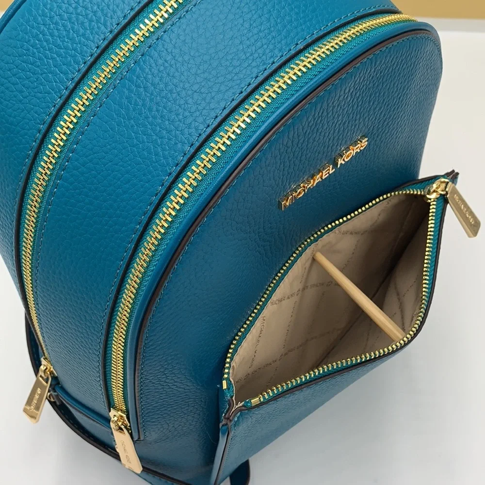 MICHAEL KORS ADINA MEDIUM BACKPACK LAGGON COLOR - Picture 8 of 16